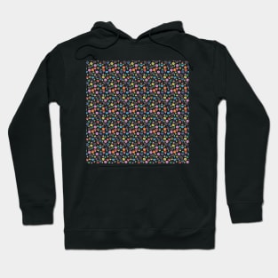 Floral Black Hoodie